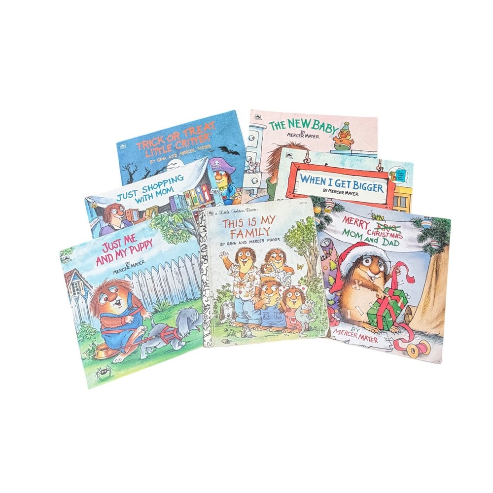Mercer Mayer Little Critter Book Lot Vintage 1980s 1990s Paperback Set of 7